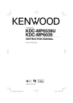 Kenwood KDC-MP6539U CD Player User Manual