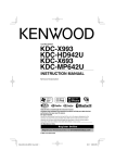 Kenwood KDC-MP642U Car Video System User Manual
