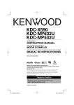 Kenwood KDC-MP532U CD Player User Manual