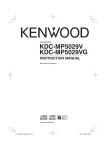 Kenwood KDC-MP5029V CD Player User Manual