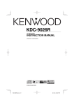 Kenwood KDC-9026R CD Player User Manual