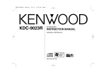 Kenwood KDC-9023R Car Stereo System User Manual
