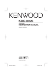 Kenwood KDC-8026 Car Stereo System User Manual