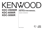 Kenwood KDC-6090R Car Stereo System User Manual