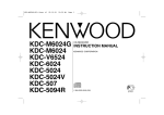 Kenwood KDC-5024 CD Player User Manual