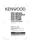 Kenwood KDC-232MR Car Stereo System User Manual
