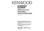 Kenwood Ez700SR Car Stereo System User Manual
