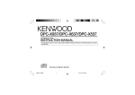 Kenwood DPC-X537 Portable CD Player User Manual