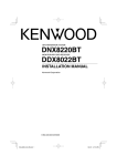 Kenwood DDX8022BT GPS Receiver User Manual