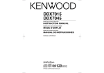Kenwood DDX7015 Car Video System User Manual