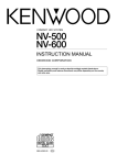 Kenwood 600 Stereo System User Manual
