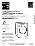 Kenmore 796.4031#9## Washer User Manual