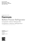 Kenmore 795.7202 Refrigerator User Manual