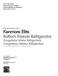 Kenmore 795.7104 Refrigerator User Manual