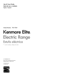 Kenmore 790 Range User Manual