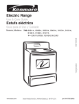 Kenmore 790.7888 Range User Manual