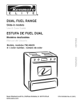 Kenmore 790.4662 Range User Manual