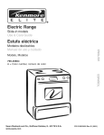 Kenmore 790.4660 Oven User Manual