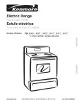 Kenmore 73151 Refrigerator User Manual