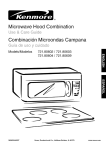 Kenmore 721.80602 Microwave Oven User Manual