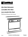 Kenmore 665.15622 Dishwasher User Manual