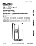 Kenmore 596.53462300 Refrigerator User Manual