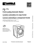 Kenmore 4753 Washer User Manual