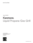 Kenmore 415.1613511 Gas Grill User Manual