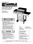 Kenmore 415.161278 Gas Grill User Manual