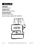 Kenmore 385.166551 Sewing Machine User Manual