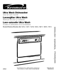 Kenmore 16705 Dishwasher User Manual
