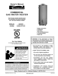 Kenmore 153.338003 Water Heater User Manual