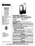 Kenmore 153.337162 Water Heater User Manual