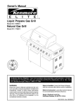 Kenmore 141.176801 Gas Grill User Manual