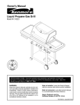 Kenmore 141.16223 Gas Grill User Manual