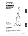 Kenmore 116.36722 Vacuum Cleaner User Manual