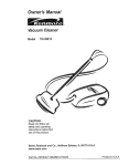 Kenmore 116.29912 Vacuum Cleaner User Manual