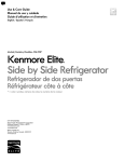 Kenmore 106.511800 Refrigerator User Manual