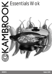 Kambrook KEW5 Wok User Manual