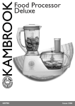 Kambrook KBV30 Vacuum Cleaner User Manual