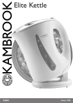Kambrook KAK5 Hot Beverage Maker User Manual