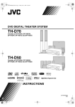 JVC XV-THD70 Home Theater System User Manual