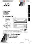 JVC KD-S70R Car Stereo System User Manual