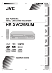 JVC HR-XVC29SUM VCR User Manual