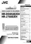 JVC HR-J758E/EH VCR User Manual