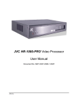 JVC HR-1080-PRO MP3 Player User Manual