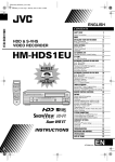JVC HM-HDS1EU DVR User Manual