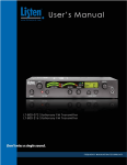 JVC HD-52G586 Projection Television User Manual