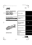 JVC GR-PD1 Camcorder User Manual