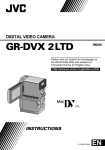 JVC GR-DVX 2LTD Camcorder User Manual
